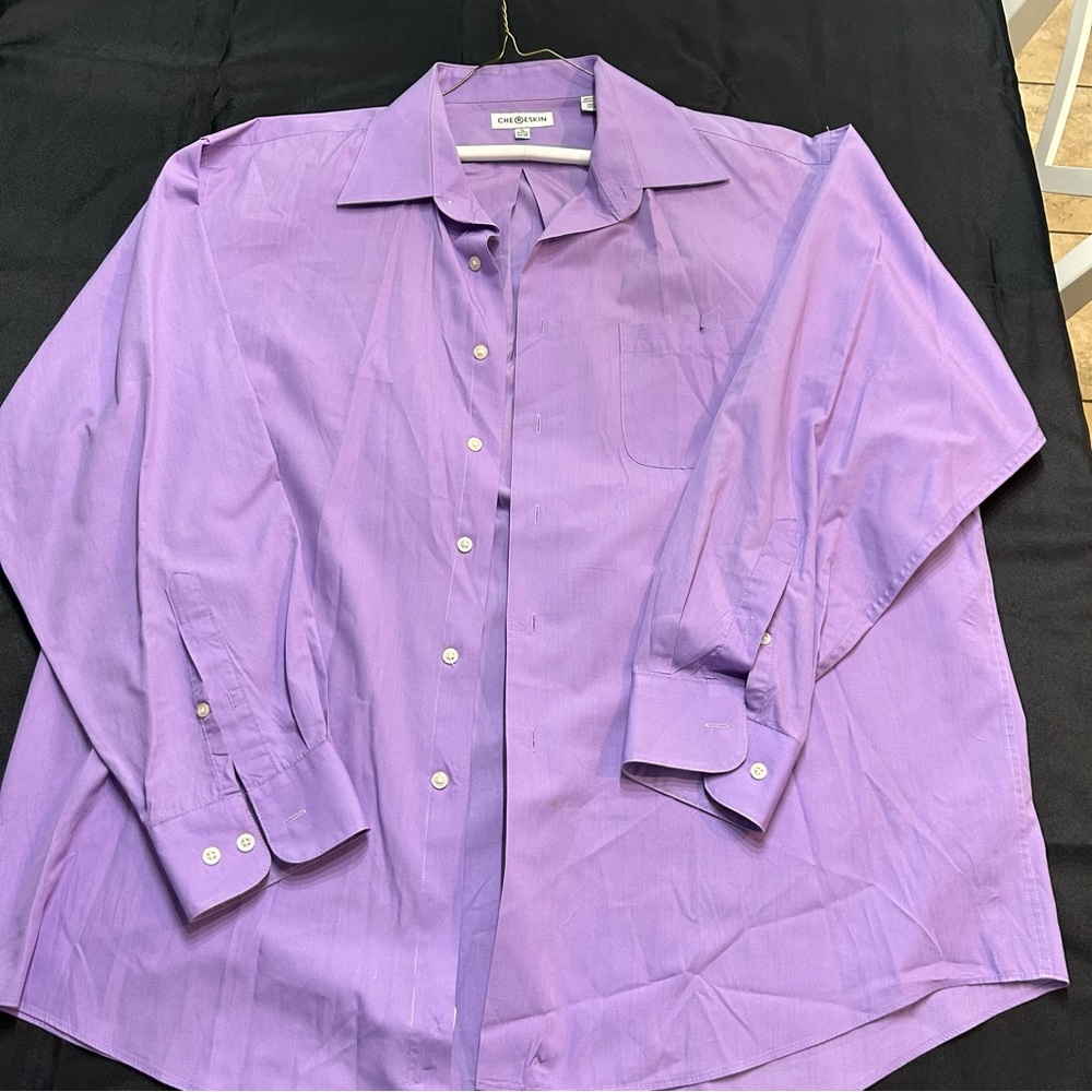 Chereskin Men's Lilac Shirt Long Sleeve 17-17 1/2 -  34/35